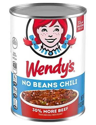 Wendy's No Beans Canned Chili, Beef (15 oz)