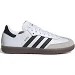 Adidas Kids' Samba Indoor Soccer Shoes, White