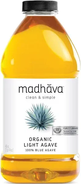 Madhava Organic Light Agave 100% Pure Blue Nectar