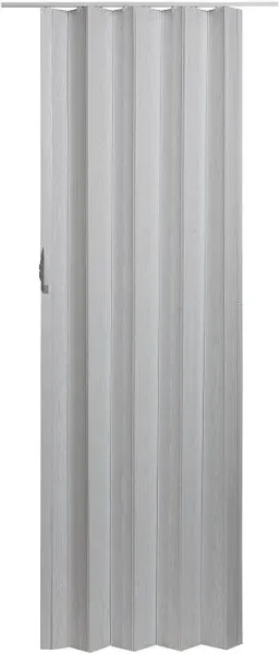 Homestyles Regent Vinyl Accordion Door, 36 inch x 80 inch, White Mist