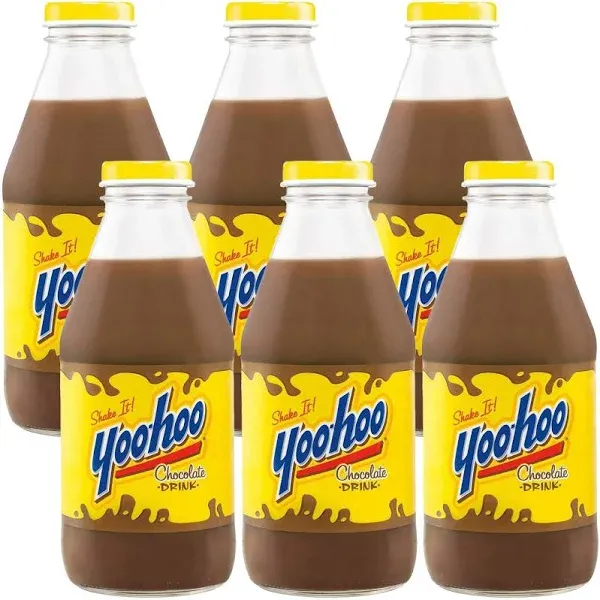 Yoohoo Chocolate Drink, 15.5oz Glass Bottle