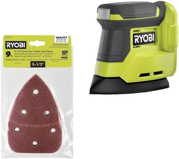 Ryobi ONE+ 18-Volt Corner Cat Finish Sander P401