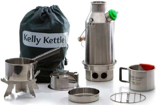 Kelly Kettle Trekker Stainless Steel Kettle Kit