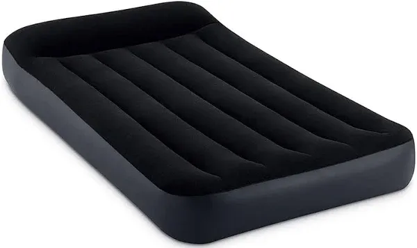 Intex Dura Pillow Rest Classic Blow Up Mattress Air Bed with Pump