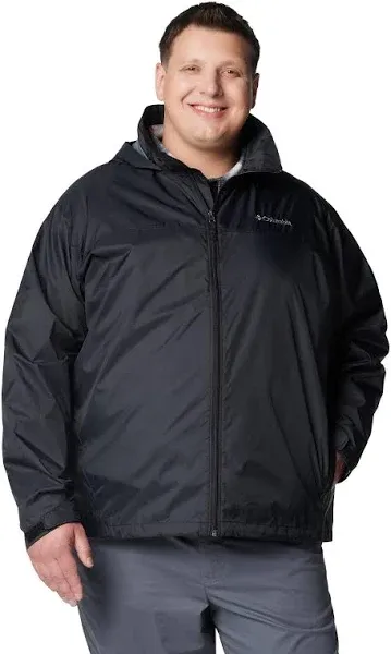 Columbia Men's Glennaker Lake II Rain Jacket, Black / City Grey, 2XT - 2089793012-2XT | Blain's Farm & Fleet