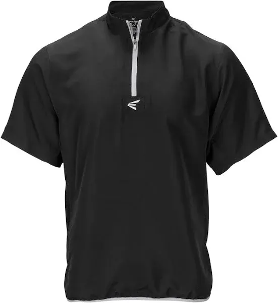 NWT Easton Alpha Cage Short Sleeve Jacket Black Men&#039;s XXL 2XL BASEBALL / GOLF