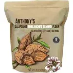 Anthony's Almond Meal Flour, Natural Unblanched, 5 lb, Batch Tested Gluten Free, Keto Friendly