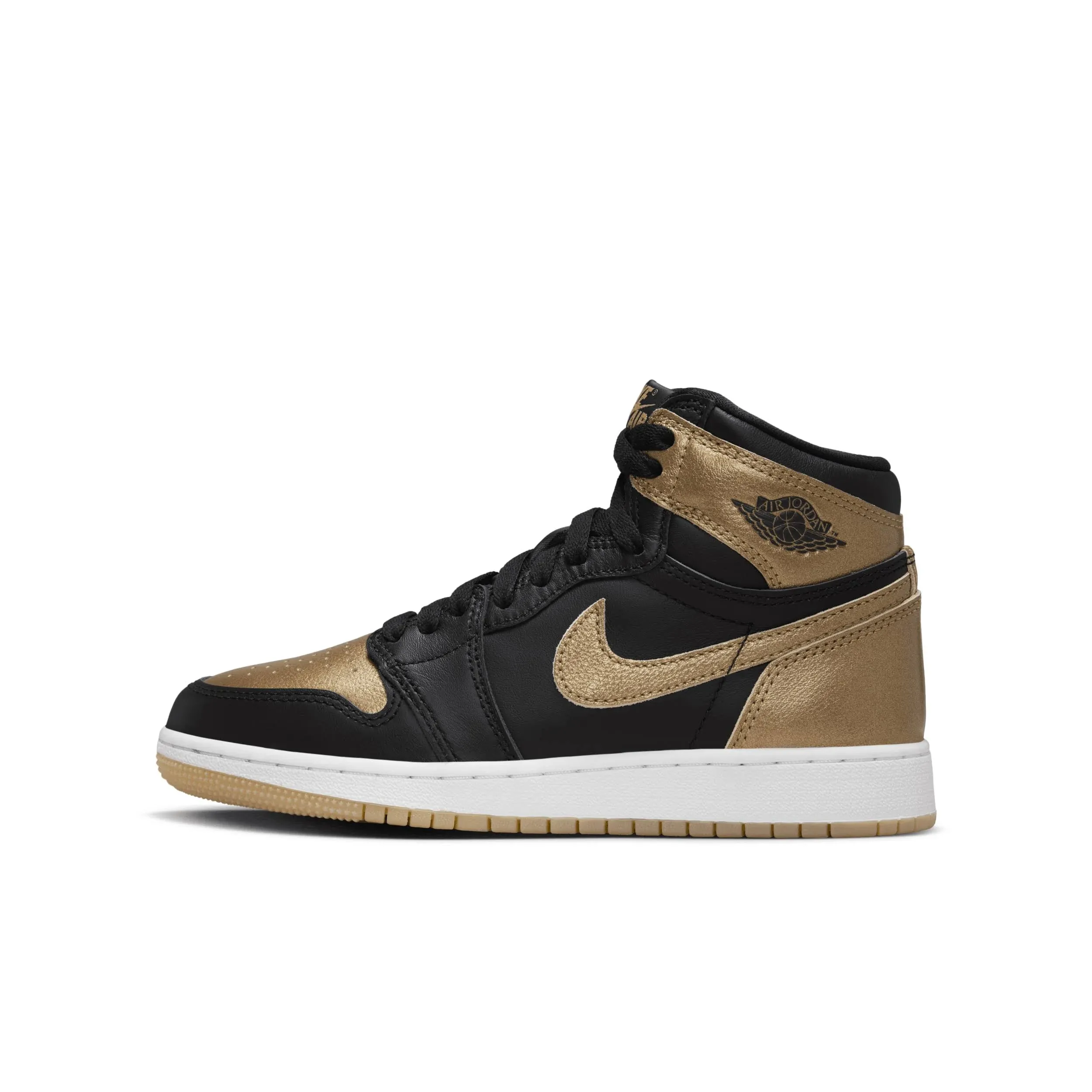 Air Jordan 1 Retro High OG GS 'Black Metallic Gold'