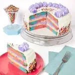 Davids Cookies Cotton Candy Carnival Birthday Cake 10 Fresh Bakery Dessert Layered Cake for Delivery Presliced for Easy