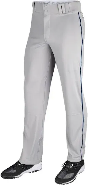 Champro Triple Crown Piped Baseball Pant BP91UA - Grey/Navy - XXL