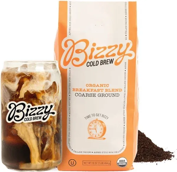 Bizzy Organic Cold Brew Coffee Breakfast Blend