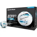 TaylorMade SpeedSoft Ink Golf Balls - Blue - 2024