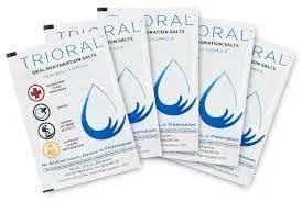 TRIORAL Rehydration Electrolyte Powder - Who Hydration Supplement Salts Formula - Combat Dehydration from Workouts, Fluid Loss and Much More - 100