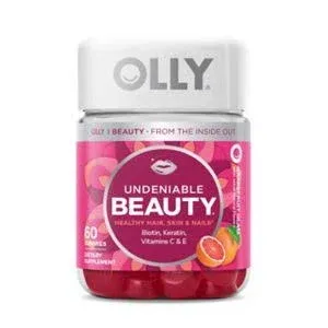 Olly Undeniable Beauty Grapefruit Glam Gummies (8 oz)