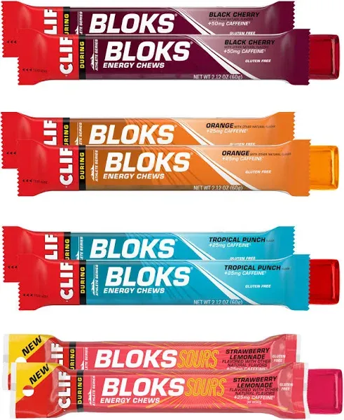 Clif Bloks Energy Chews Variety Pack