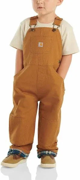 Carhartt Brown Bib Overalls Baby 12 Months Canvas