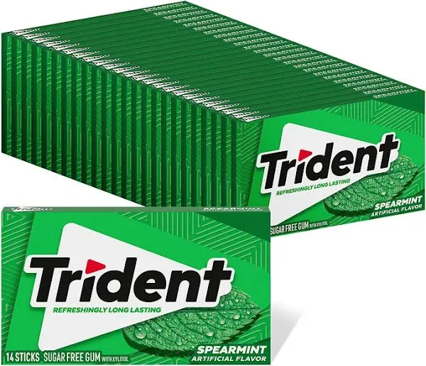 Purely Trident Spearmint Sugar Free Gum