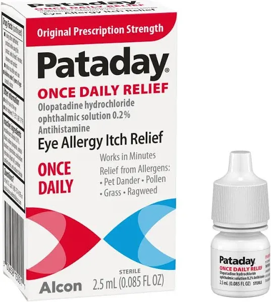 Once Daily Relief Allergy Eye Drops,for Eye Allergy Itch Relief,2.5 ml (2 Count)