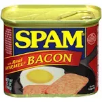 Spam Canned Meat, Bacon - 12 oz