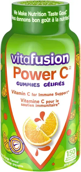 Vitafusion Power C Immune Support Adult Vitamins Orange Flavor (1.2 lbs)