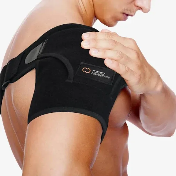 Copper Compression Recovery Shoulder Brace