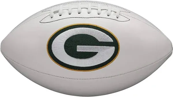 Wilson NFL Live Signature Autograph Football - Green Bay Packers