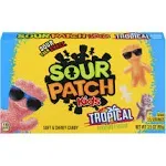 Sour Patch Kids Tropical Flavor Movie Theater Candy Box (3.5 oz)