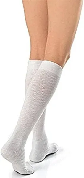 Jobst ActiveWear 15-20 Knee-Hi Socks White Large