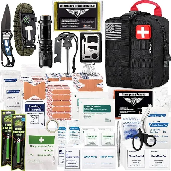 Sirius Premium 250 Piece Molle Survival & First Aid Kit