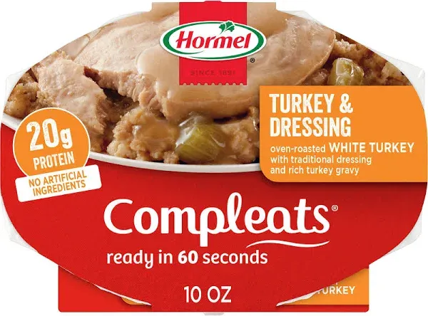 Hormel Compleats Turkey & Dressing - 10 oz