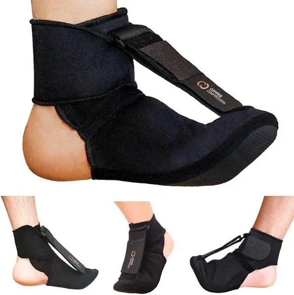 Plantar Fasciitis Night Sock. Soft Foot Stretching Boot for Foot Pain and Met.