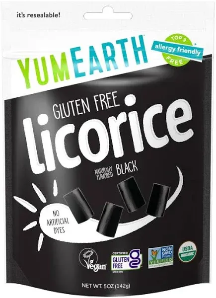 YumEarth Organic Black Licorice (5 oz)