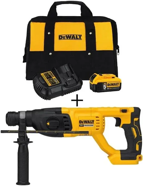 DeWalt DCH133B 20V Max XR Brushless D-Handle Rotary Hammer (Tool Only)