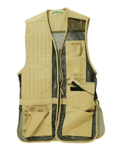 Bob Allen Full Mesh Shooting Vest Khaki Large