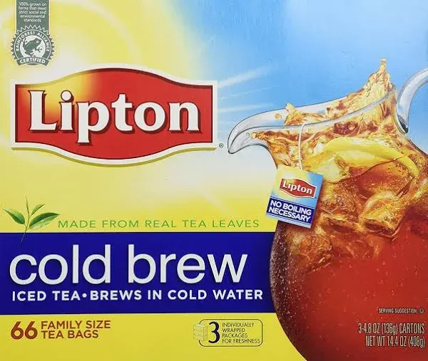 Lipton Cold Brew Family Iced Tea Bags