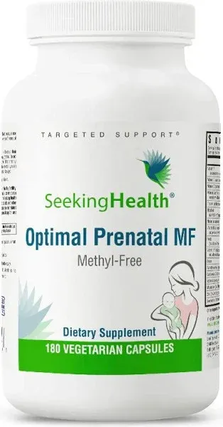 Optimal Prenatal | Methyl Free | 180 Capsules