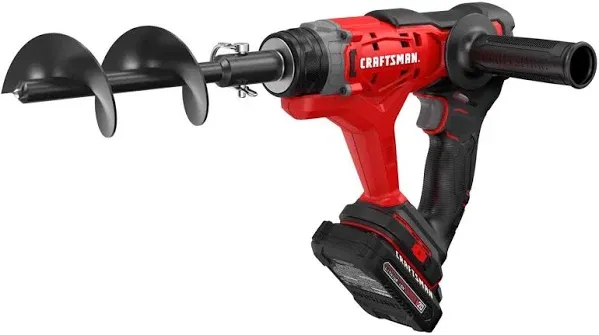 Craftsman - CMCA320C1 - Cordless Bulb Auger V20 With Battery &amp; Charger