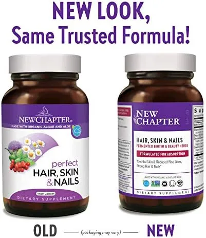 New Chapter Perfect Hair, Skin & Nails 60 Vegetarian Capsules