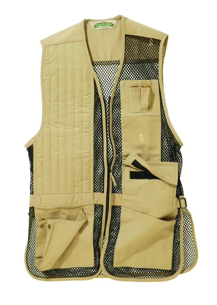 Bob Allen Full Mesh Shooting Vest Khaki Large