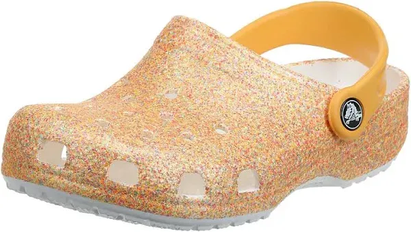 Crocs Kids Classic Glitter Clog - Frosted Glitter