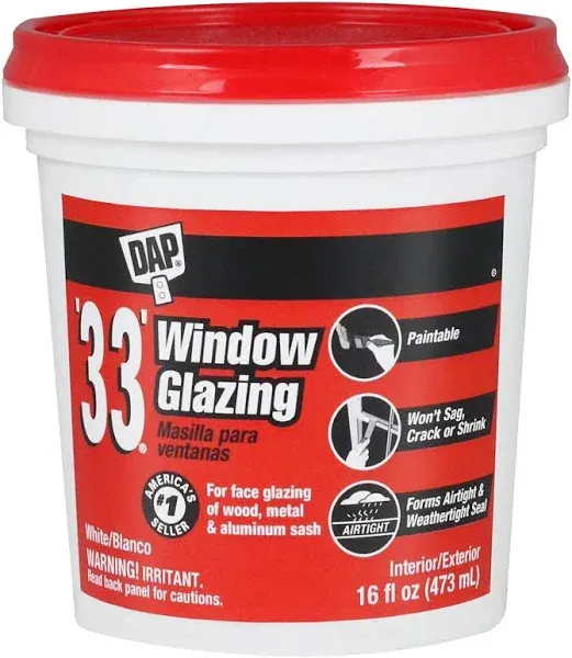 Dap White Glazing Compound