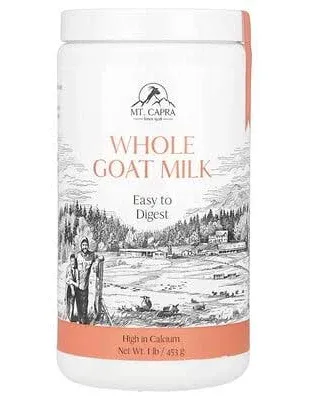 MT Capra CapraMilk Non Fat Goat Milk Powder 1 Lb 453 G