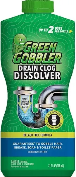 Green Gobbler Drain Clog Dissolver