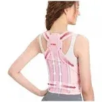 Fit Geno Back Brace Posture Corrector for Women: Shoulder Straightener Adjustable Full Back Support Upper and Lower Back Pain Relief - Scoliosis