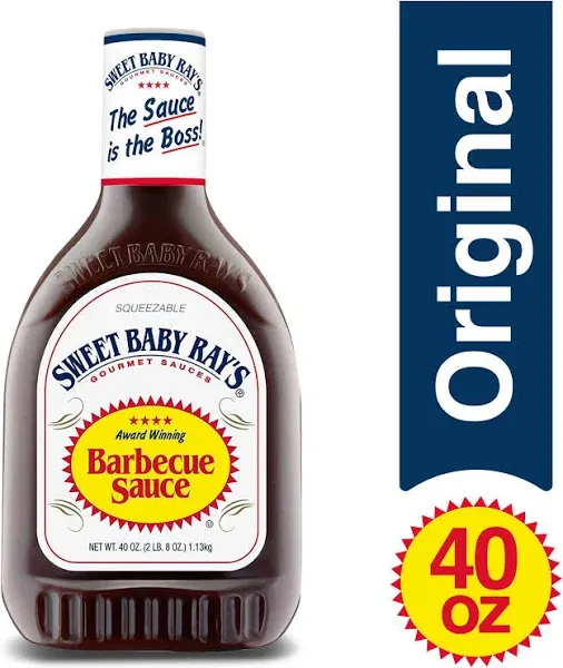 Sweet Baby Rays Barbecue Sauce, Original, Squeezable