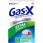 Gas-X Extra Strength Cherry Creme 18 Count Chewable Tablets