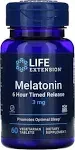 Life Extension Melatonin 6 Hour Timed Release, 3 mg, 60 Tablets