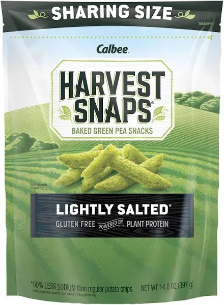 Harvest Snaps Green Pea Lightly Salted