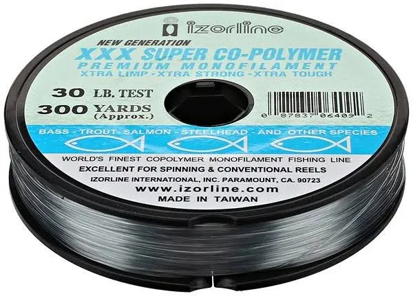 Izorline XXX Super Copolymer Smoke 1/4lb Spools