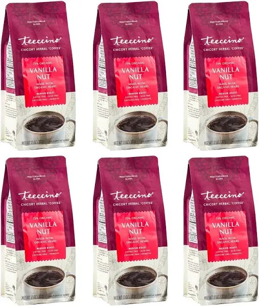 Teeccino Herbal Coffee Vanilla Nut